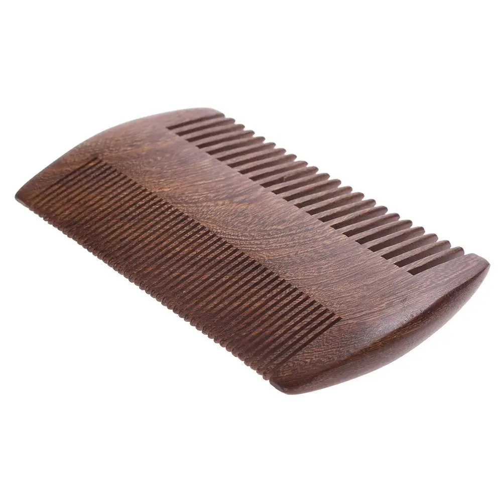 Peine de madera Antiestático de bolsillo de sándalo hecho a mano, cepillo para el pelo, barba y bigote, accesorios de peinado para el cabello, nuevo