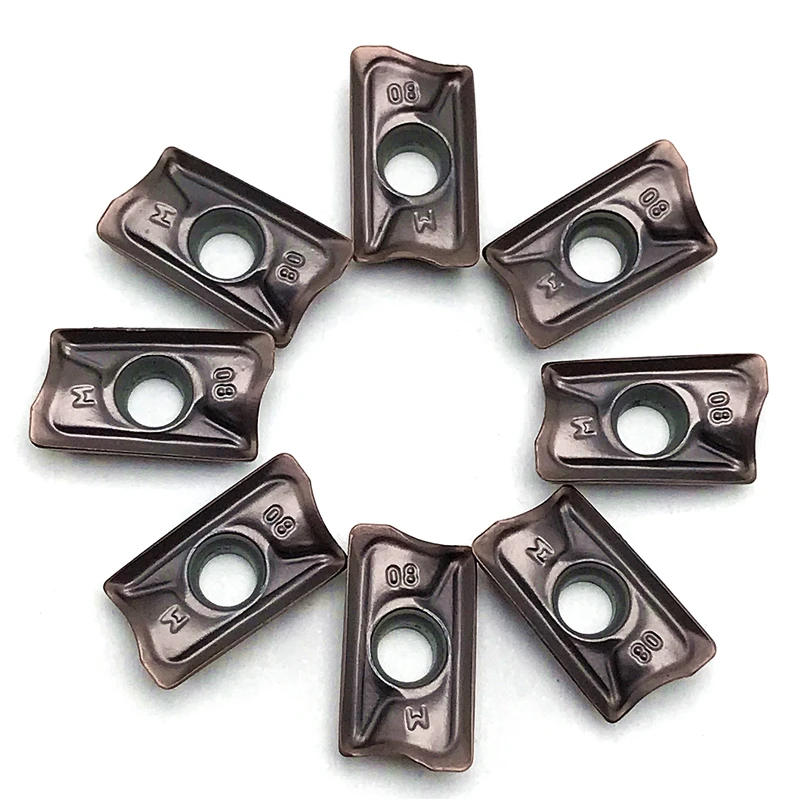 Milling Inserts AOMT123608PEER-M VP15TF Carbide Inserts Metal Lathe Tools AOMT 123608 Milling Cutting Tool CNC Turning Tool