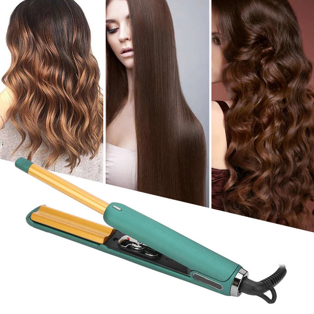 U-shaped Arc Splint Shape Morgan Curling Iron Hair Ceramic Curlers Fluffy Hair Root Perm Curling Fast Heating Flat Iron