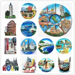 Germany France Spain Iceland Italy Belgium Columbia Fridge Magnets Tourist Souvenirs Decoration Articles Handicraft