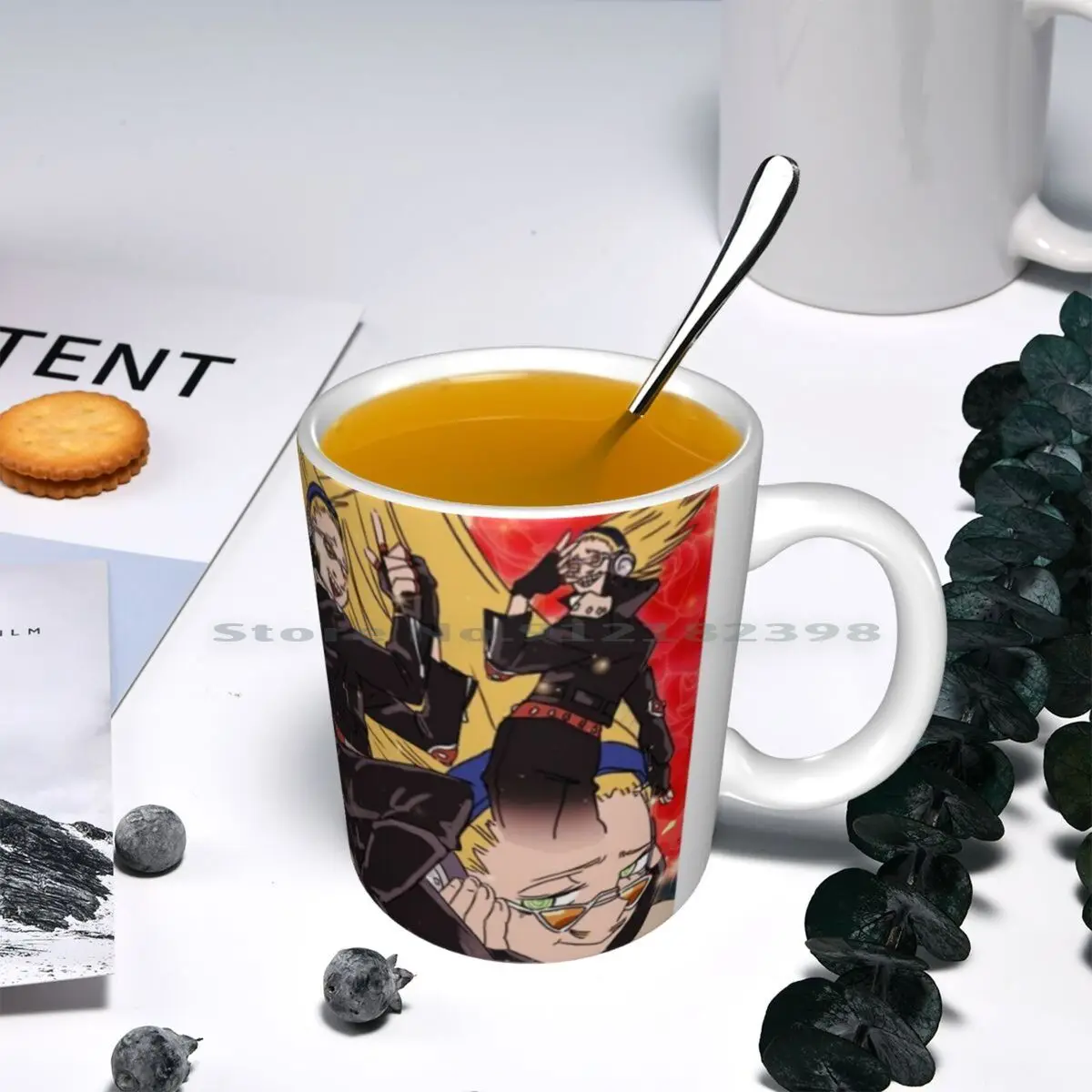 Present Mic Ceramic Mugs Coffee Cups Milk Tea Mug Mic Boku No Hero Academia Yamada Hizashi Hizashi Yamada Anime Manga Aoyama