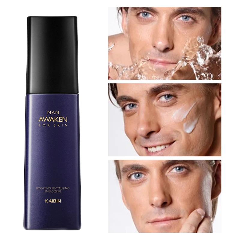 Tónico para hombre, reduce los poros, rehidratación, humedad, compacto, promueve el Control de aceite, suero refrescante antienvejecimiento, cuidado de la piel Facial, 130ml