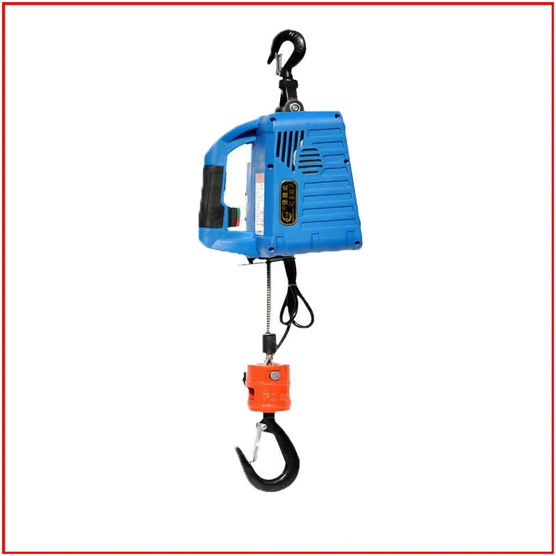 220V  electric hoist, portable electric hoist, wire rope electric hoist 200kg