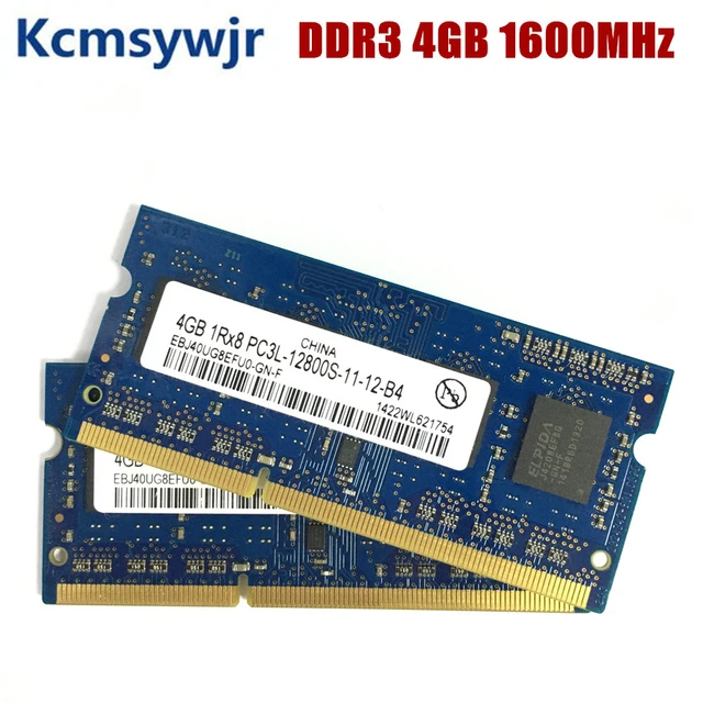 ELPIDA chipset 4GB 1Rx8 PC3 PC3L 12800S DDR3 1600Mhz 4gb Laptop Memory Notebook Module SODIMM RAM AliExpress 7