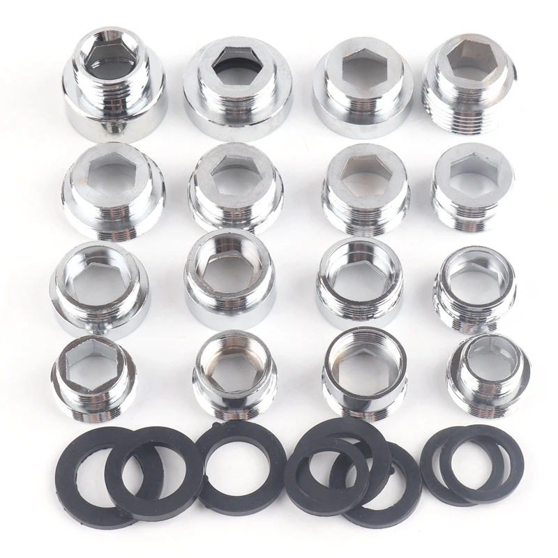 2 pcs Faucet Aerator Fittings 16 18 20 22 24mm G3/4 G1/2 Kitchen Faucet Adapter Copper Water Purifier Accessories image 4