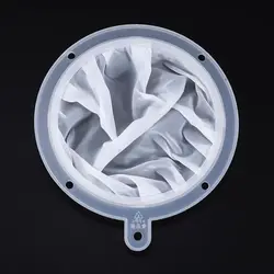 13/15CM Stainless Steel Funnel 100-450 Mesh Nylon Filter Fruit Milk Traditional Chinese Medicine Oil White Wine Boiled Water