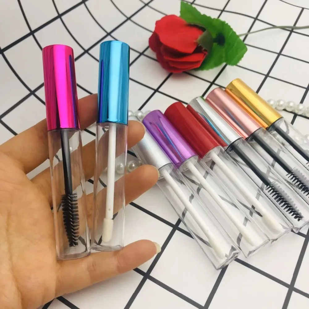 10/50/100 stücke 10ml Leere Mascara Container Lipgloss Rohre Eyeliner Flasche Lippenstift Kosmetische Verpackung Dosen Großhandel – Detail 2