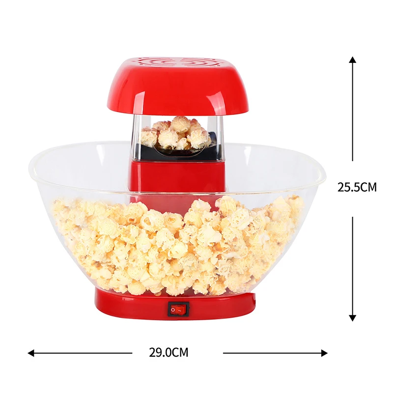 Strona główna maszyna do popcornu PM-2801 przenośna maszyna do popcornu 1200W domowej roboty przekąska popcornu kreatywny prezent 220V 50-60Hz