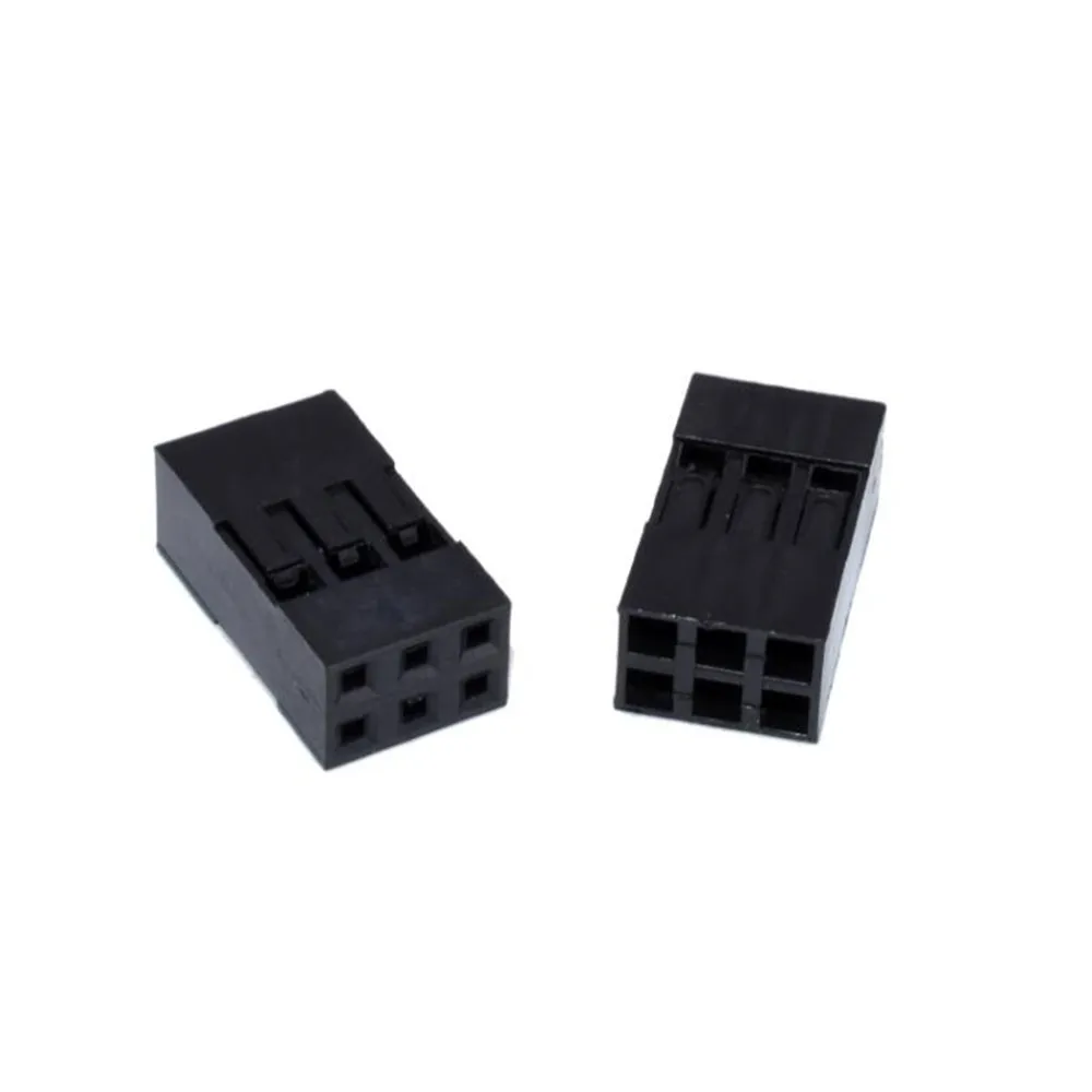 2.54mm double row dupont connectors plug plastic shell Housing 2*2P 3 4 5 6 7 8 9 10 11 12 20P