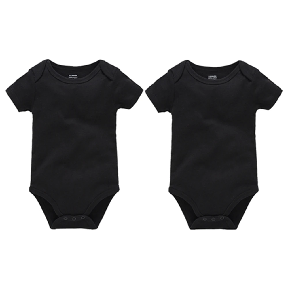 2024 Short Sleeve Newborn Baby Clothes Unisex 100% Cotton Plain Pink Design Ropa Bebe Summer Jumpsuit Toddlers 0-24 Months image 5