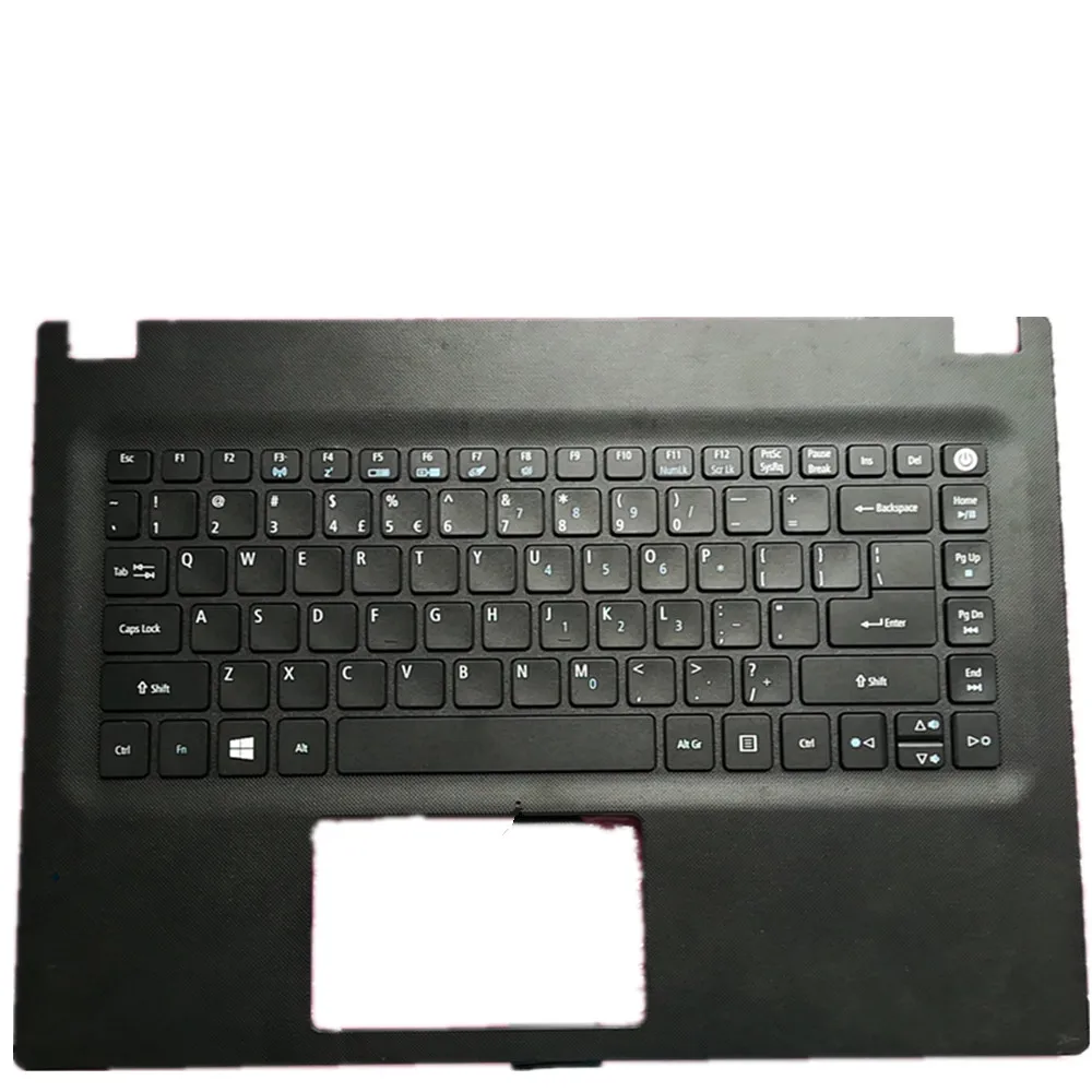 Coque supérieure et arrière pour clavier d'ordinateur portable, noir et US, pour ACER Aspire E5-473 G T TG E5-474 G