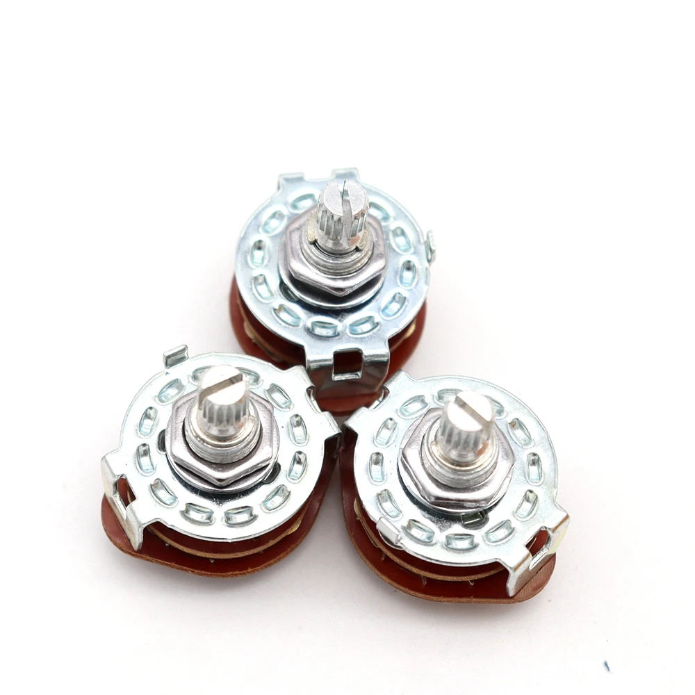 1pcs Chrome Guitar pot  Audio Tone Switch Control Guitar Potentiometers