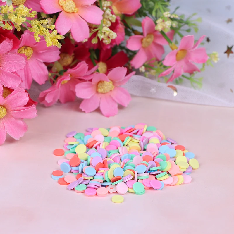 10g Fake Sprinkles Decoration For Slime Filler DIY Slime Supplies Simulation Candy Cake Dessert Toys Slime Mud Clay Accessories