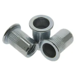 50pcs 20Pcs M3 M4 M5 M6 M8 M10 M12 Aluminum Alloy Rivnut Flat Head Threaded Rivet Insert Nutsert Cap Rivet Nut