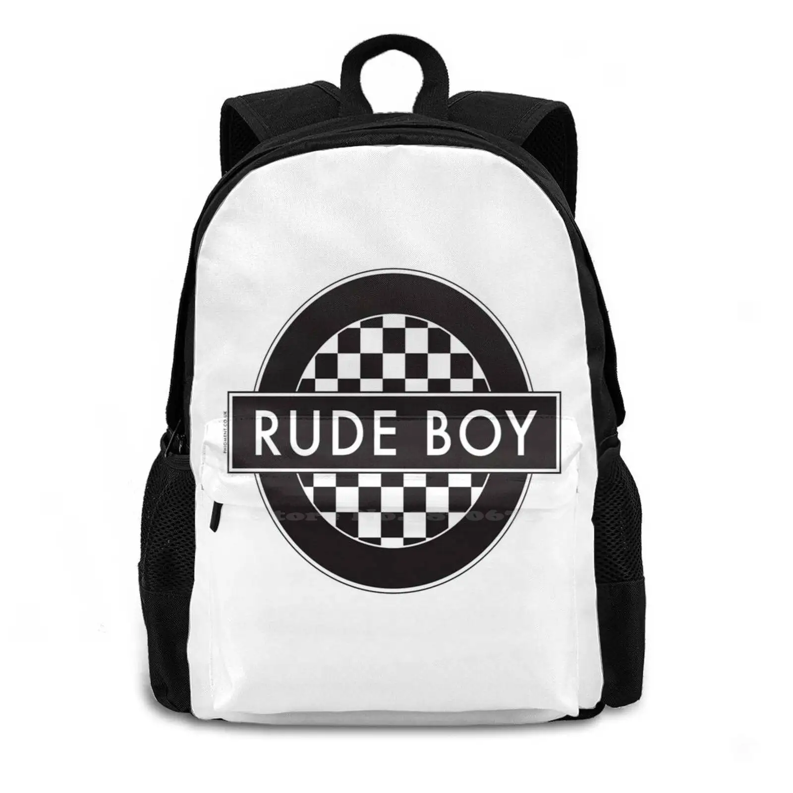 Rude Boy-Ska / Two Tone New Arrivals Unisex Bags Casual Bag Backpack Made In The 1980s 80s Eighties 70s Seventies 1970s 60s