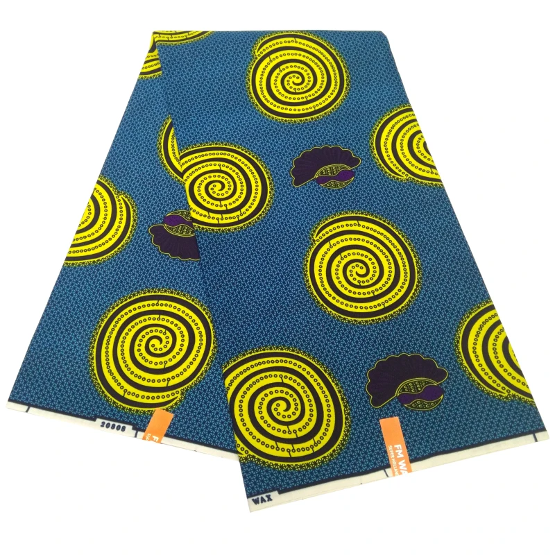 Wax à imprimés de haute qualité, tissu africain 100% polyester Ankara, batik hollandais