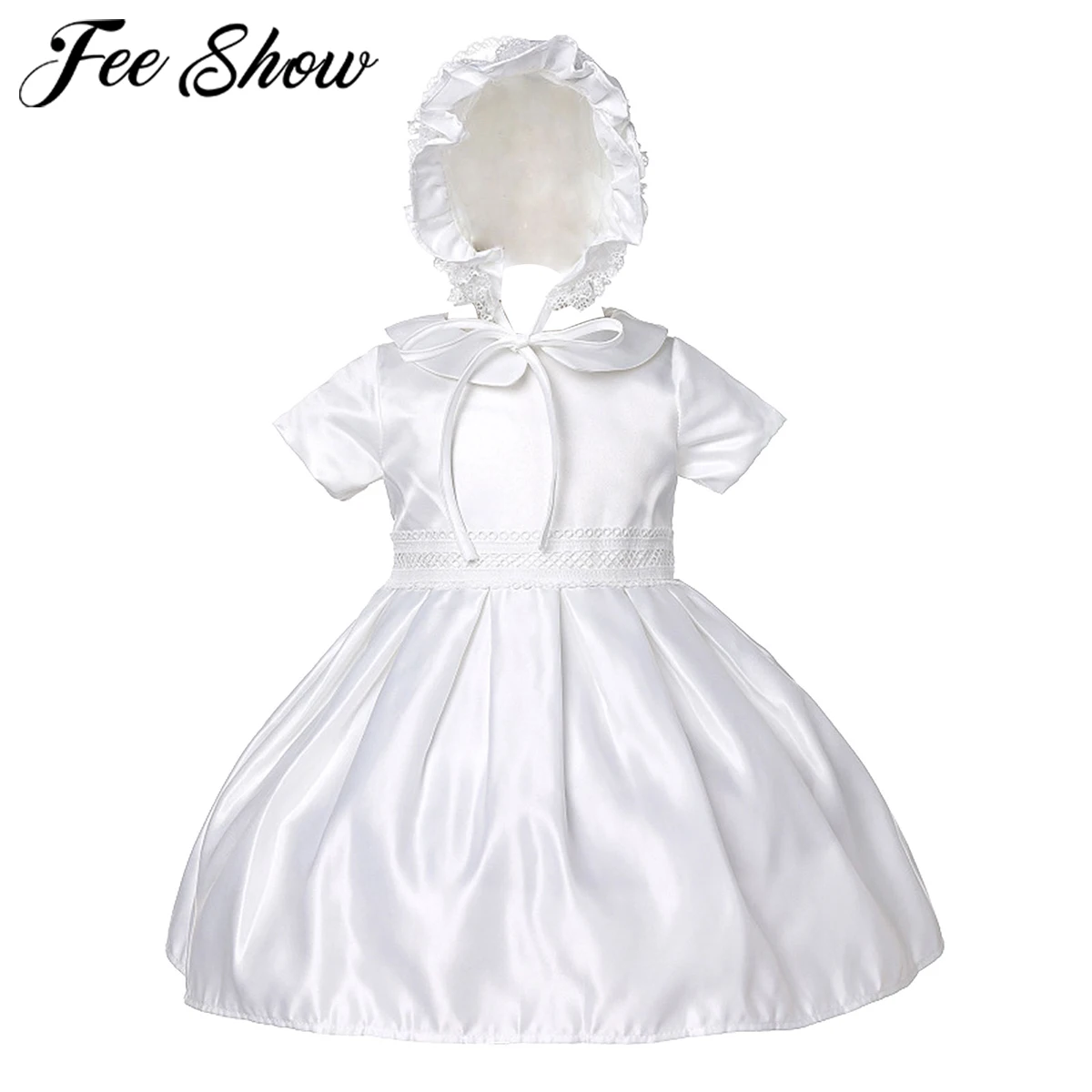 

White Baby Girls Newborn Formal Suit Christening Baptism Dress Infants Dress Wedding 1st Birthday Party Clothes Baby's Clothing