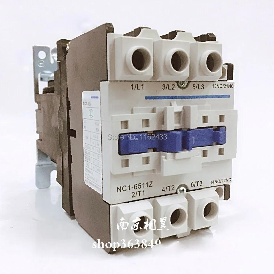 

NC1-6511Z 65A 24V 3P NO + NC DC contactor NC1 series contractor