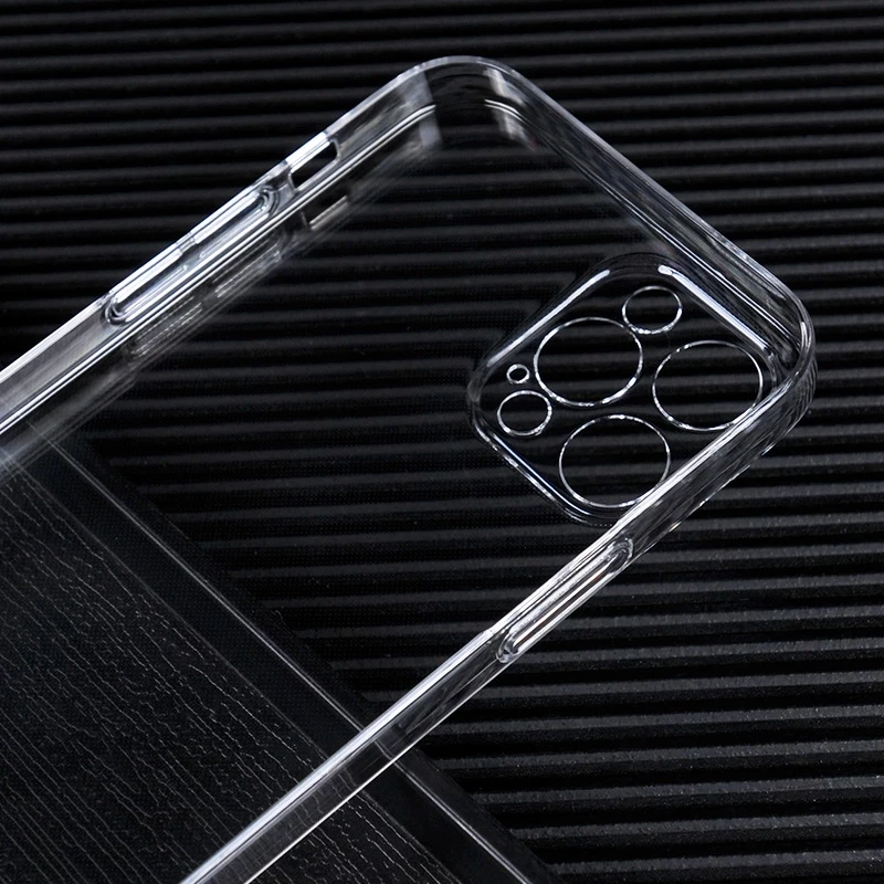 Przezroczyste etui ochronne na obiektyw aparatu PC do iPhone'a 16 15 13 12 11 14 Pro Max MINI XR SE 7 8 PLUSCrystal Back Cover — zdjęcie 5