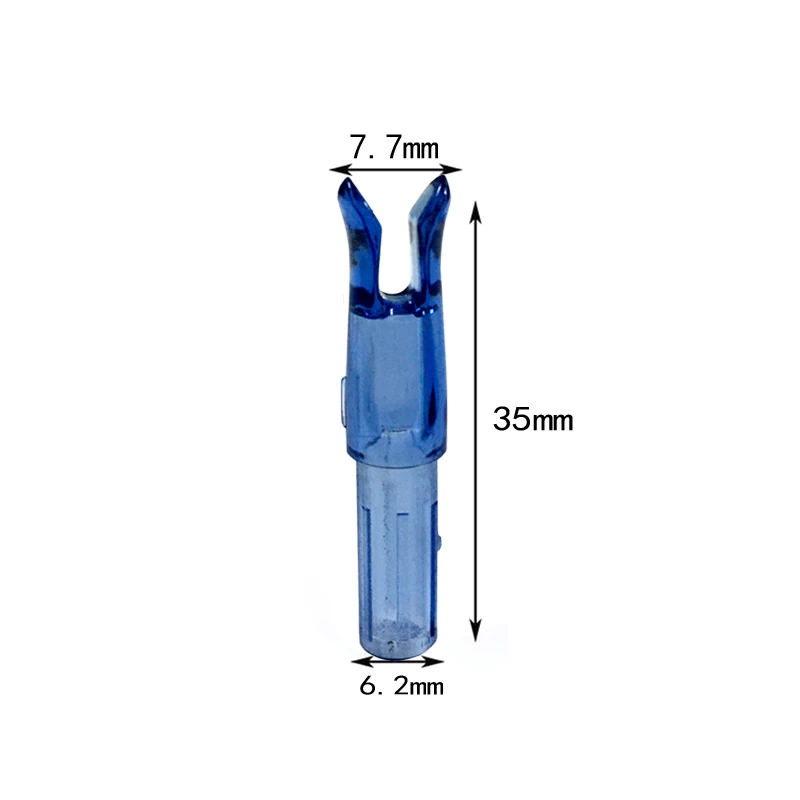 カーボンローナローシャフト用の24個のナローシャフトのセット,6.2mm,0.246インチのプラスチック製の細いテール,狭いノブの交換