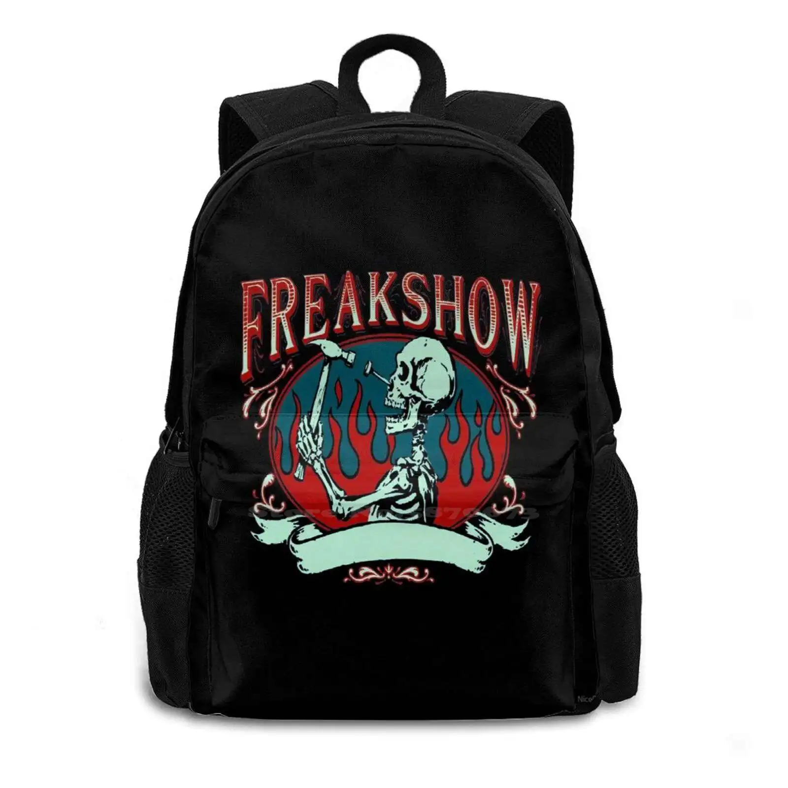 Freakshow zaino zaino zaino Storage Bag zaino Show Deal tenda Circus Geek Freaky Freaks Hammer Lace Nail Skull Canine