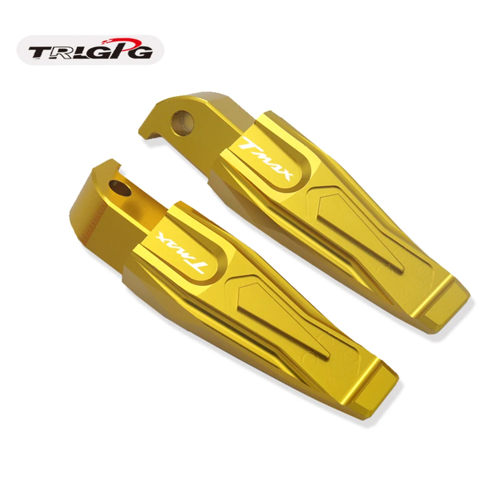 Reposapiés trasero para motocicleta, riel de aluminio CNC para pasajero, para Yamaha TMAX 500, TMAX 530, t-max500, T-MAX530 T MAX 500, 530