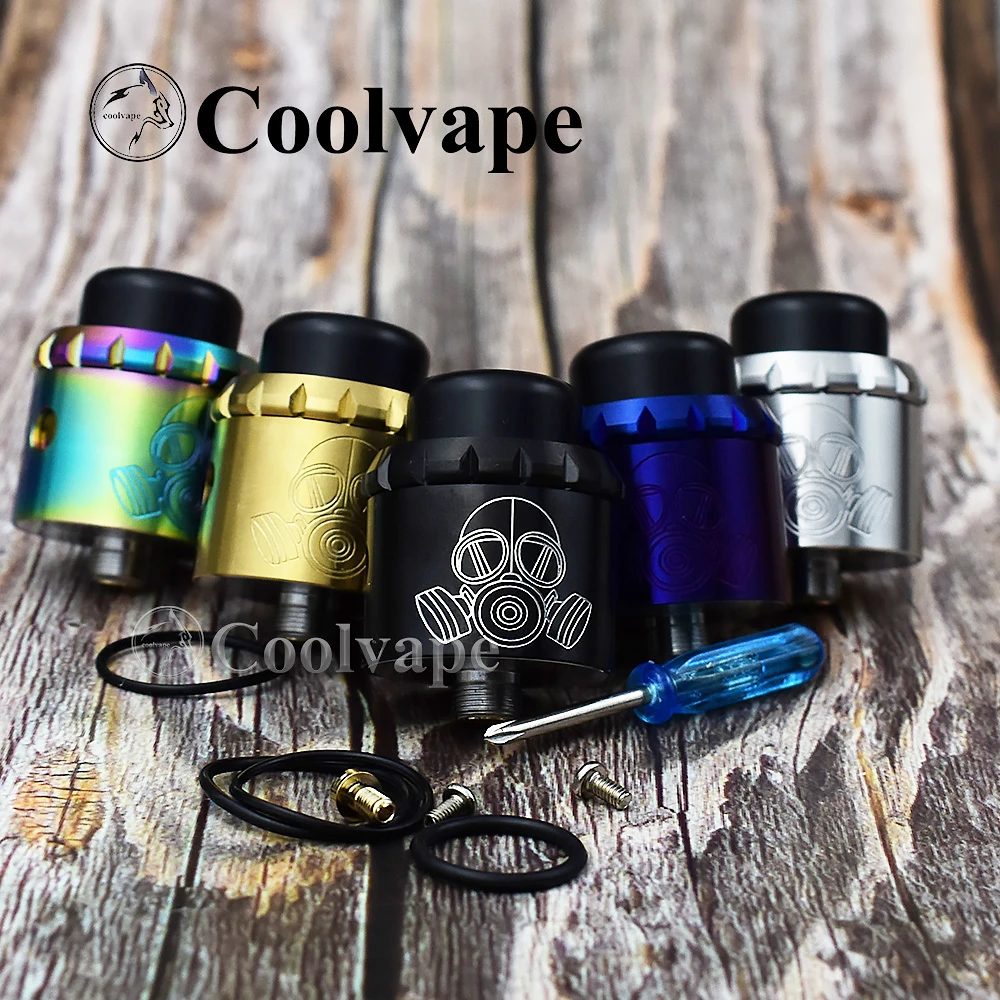 

Электронная сигарета WOLF COOLVAPE Apocalypse GEN RDA диаметром 24 мм с регулировкой воздушного потока