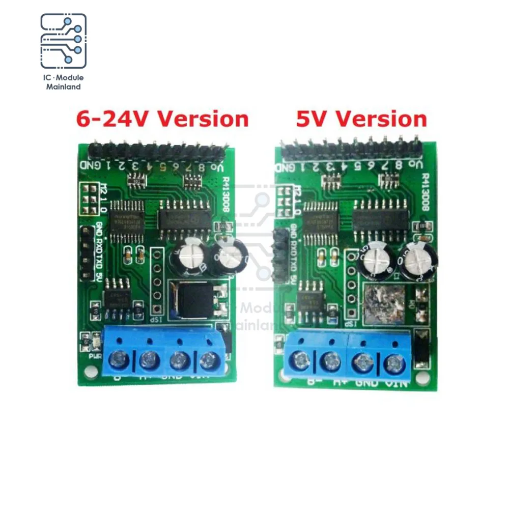 5V 6-24V RS485 RS232 R413D08 8 Channel (TTL) Modbus RTU Control Module Multi-Function Relay PLC Control Board