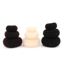 1PC Magic Donut Shaper Hair Ring Elegant Women Girl Hair Bun Maker Hair Ring Hair Rollers Beauty Styling Hair Accessories Tools