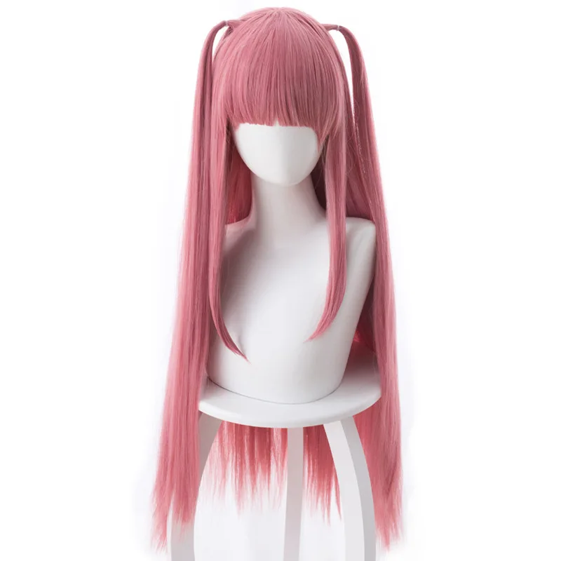 Anime Die Quintessenz Quintuplets Nakano Nino Cosplay Mädchen Lange Perücke Haarnadel Synthetische Haar Perücke Kappe Halloween Headwear headset