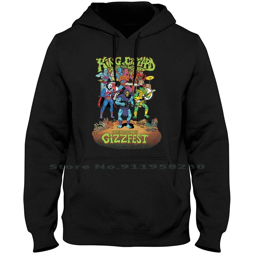 

The Dawn Of Gizzfest Men Women Hoodie Pullover Sweater 6XL Big Size Cotton Popular Wizard Trend Music Band End St Music