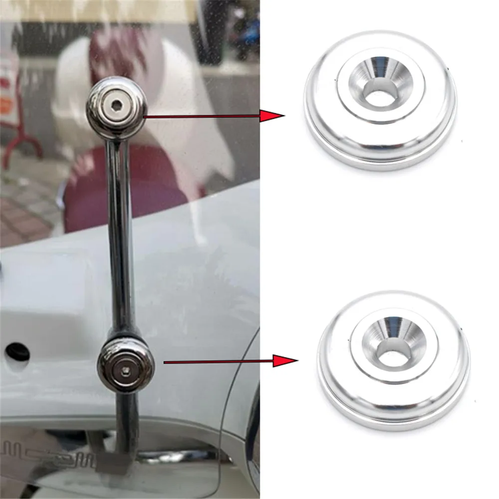 غطاء مزخرف للزجاج الأمامي الكبير من سبائك الألومنيوم لفيسبا GTS300 GTV LX LT LXV Primavera 150 Sprint 150 ملحقات الدراجات النارية #2