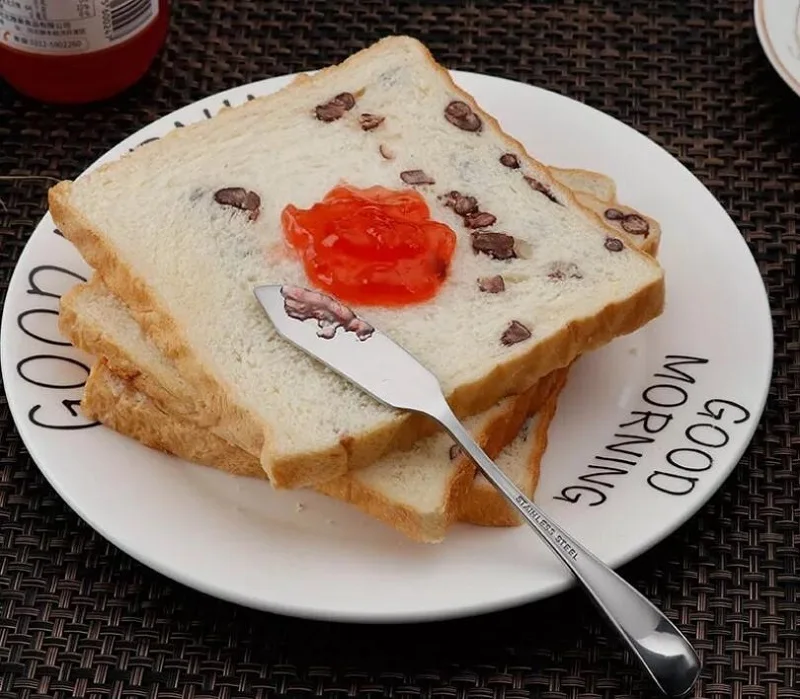 1 pz coltello da burro in acciaio inossidabile di alta qualità coltello da marmellata da Dessert stoviglie per alimenti in stile occidentale