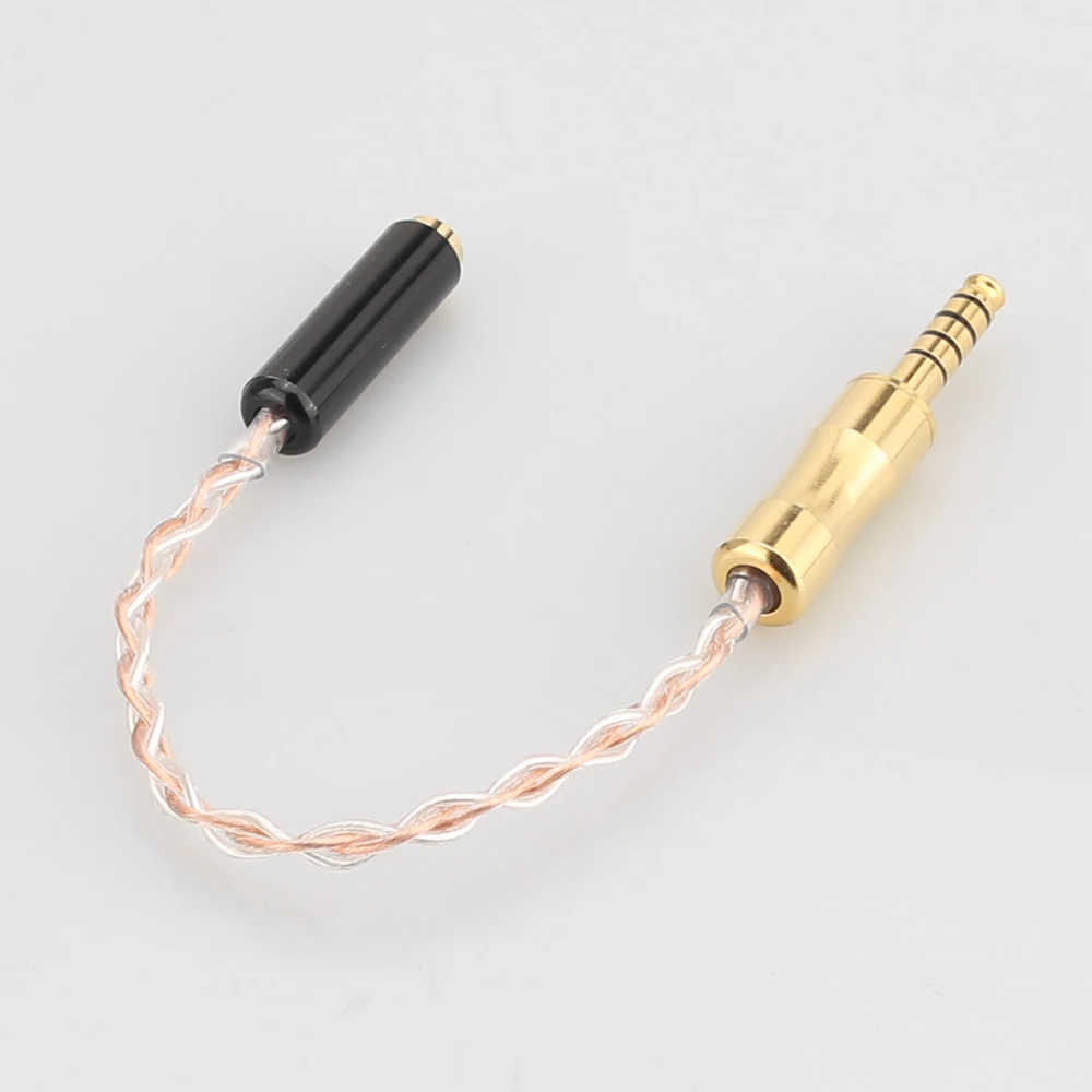 High Qaulity 4N OCC 4.4MM Balanced Male to 2.5MM Balanced Female Adapter Cable