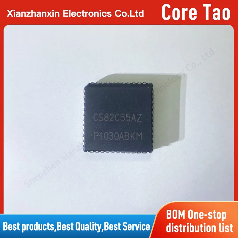 1pcs/lot CS82C55AZ96 CS82C55AZ PLCC44  I/O expander chip pins IC quality goods