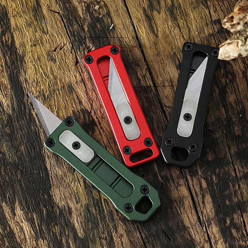 EDC Mini Portable Hangable Knife Multi-function Tool Paper Cut Outdoor Keychain Paper Knife Open envelope Knifvers 6 styles