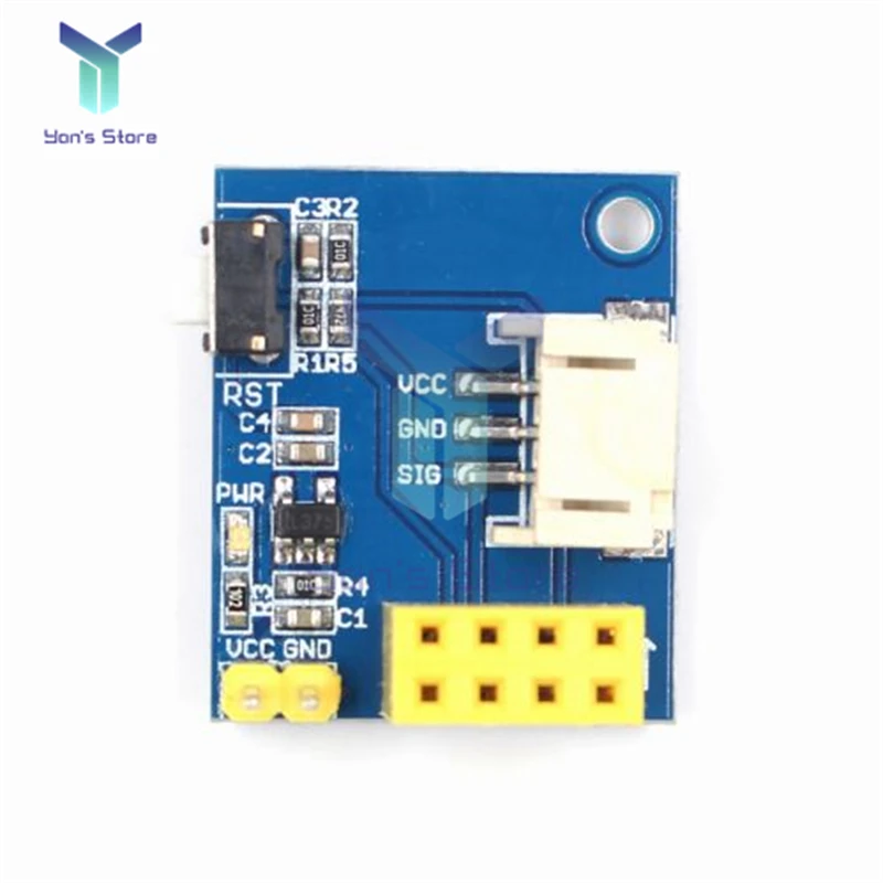 ESP8266 ESP-01 ESP-01S Rgb Led Controller Adapter Module Diy Dc 5V Voor Arduino Ide WS2812 Licht Bar Ring Board met Connector