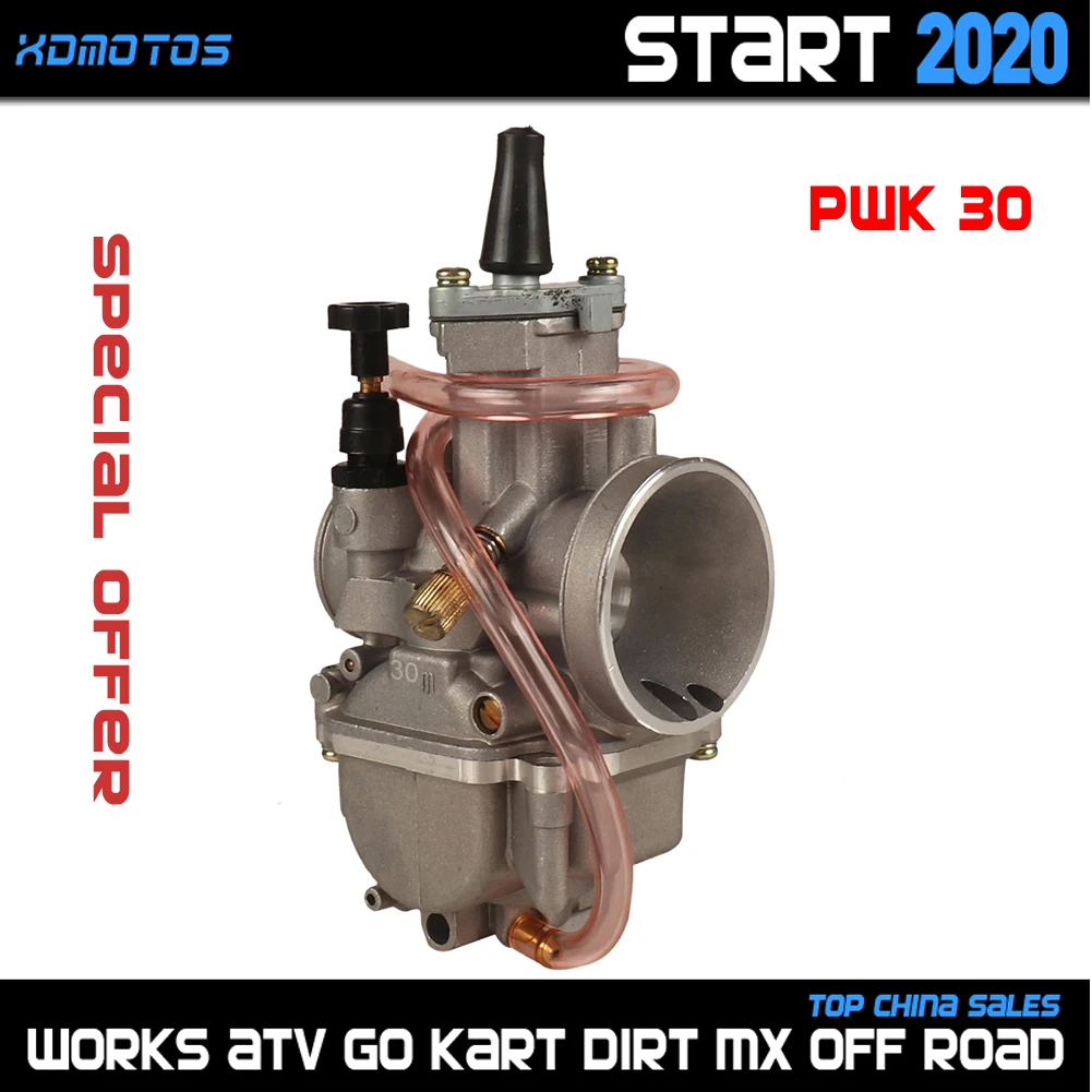 PWK30 30mm Carburetor For HONDA SUZUKI KAWASAKI YAMAHA KTM Dirt Bike Scooterb Off Road Motorcycle ATV Quad UTV