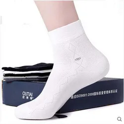 Summer Socks 100% Cotton Knee-high Mesh Ultra-thin Male Thin Sweat Absorbing Anti-odor Breathable For Man  Two Size Comfortalbe