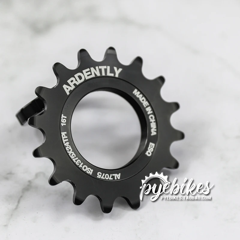 Ardently Fixed Gear High Quility Bicycle Wheel Cogs  Black 7075 Aluminium Alloy Sprocket & Lockring 13T -20T 30G