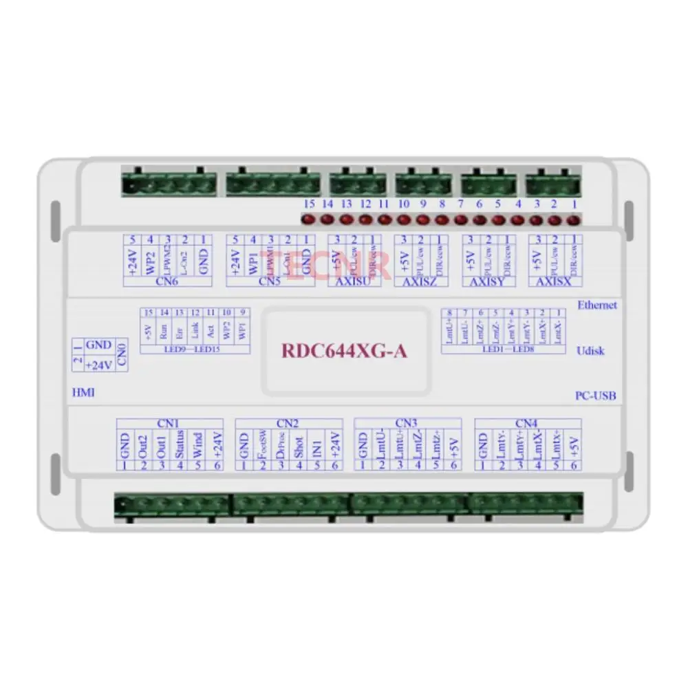 Imagem -02 - Ruida-controle Rdc6445g para Máquina de Corte e Gravação a Laser Placa Mãe Co2 Dsp