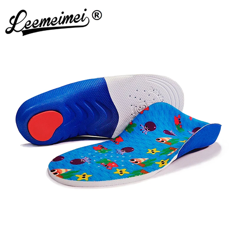 

Orthopedic Insoles For Kids Children Arch Support Insoles Flat Foot care Flatfoot X/O Leg Orthotic Shoe Heel PU Pad Inserts