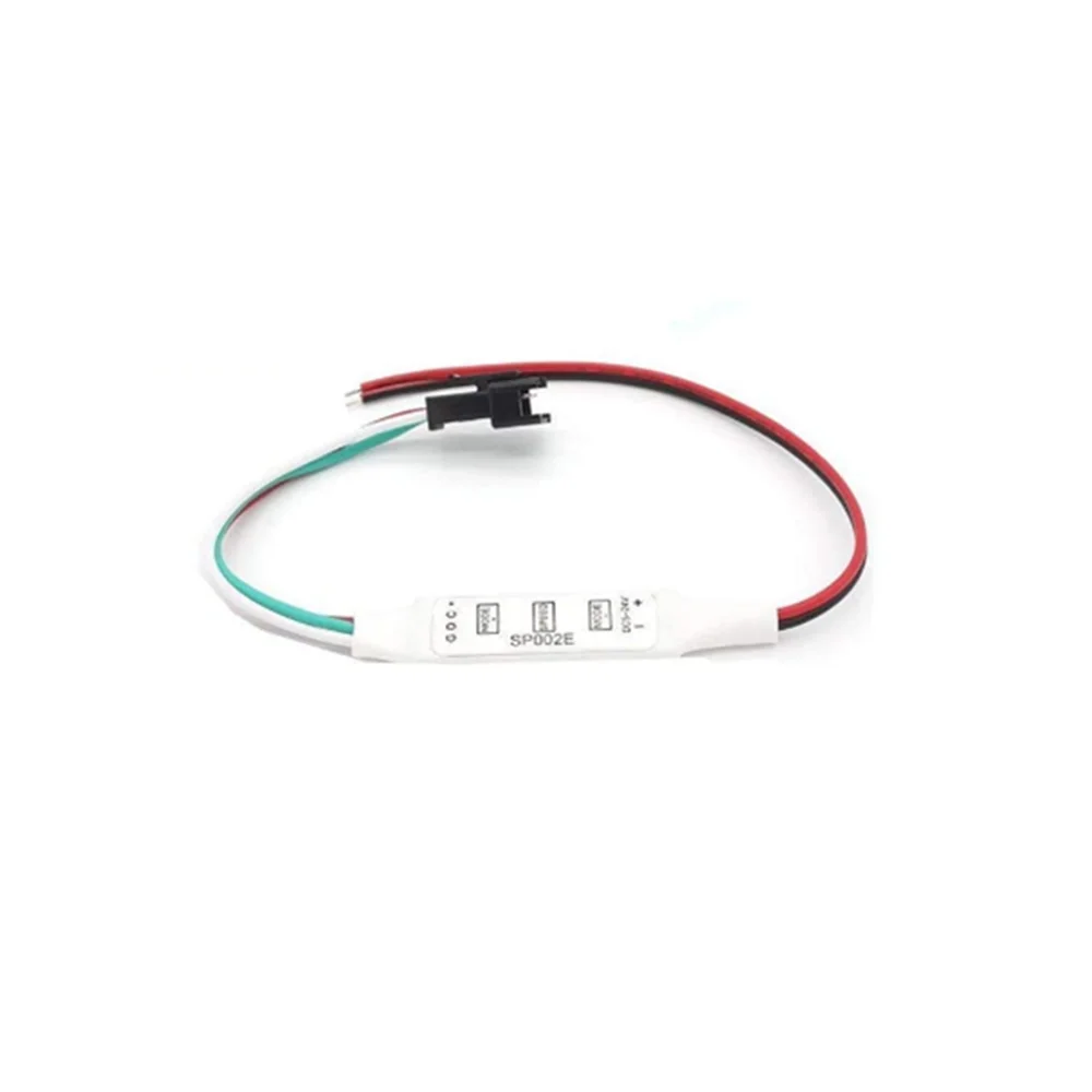WS2812B WS2811 RGB Led Strip Controller USB/3Pin Snap-in JST Connector Mini 3 Keys For Pixel Light DC5V-24V