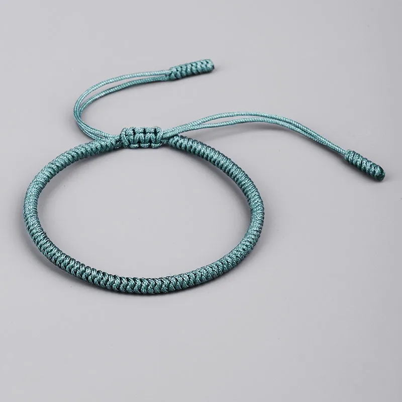 Tibetan Buddhist Love Lucky Charm Tibetan Thread Bracelets & Bangles For Women Men Handmade Knots Budda Rope Bracelet image 6