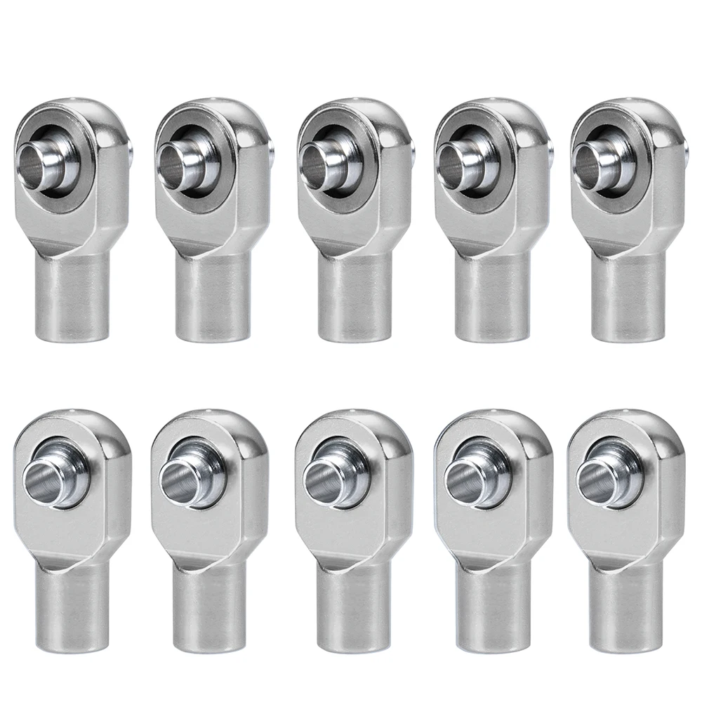 AXSPEED 10PCS M3 Ball Head Aluminum Rod Ends Link Tie Ball Joint for 1/10 Slash Rustler Revo Telluride Stampede Parts