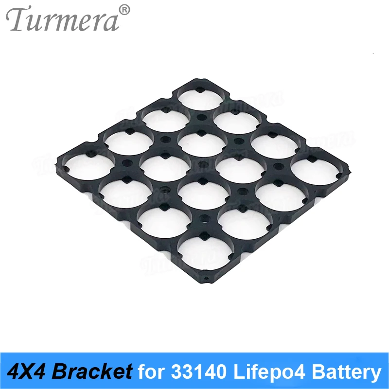 Turmera 4X4 33140 3.2V 15Ah Lifepo4 uchwyt wspornika baterii plastikowa średnica 33.4mm do akumulatora system magazynowania energii słonecznej