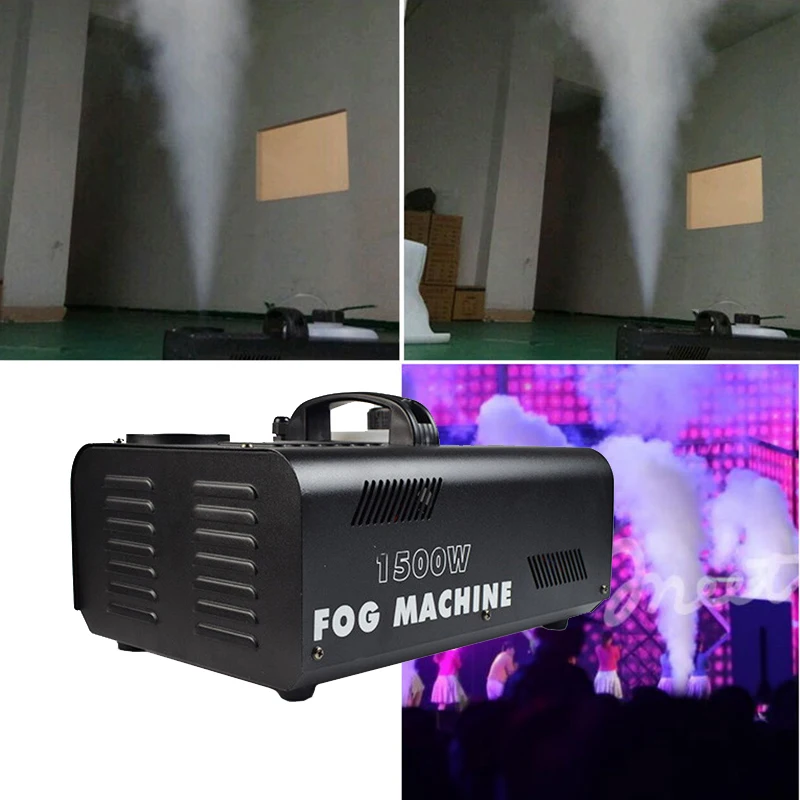 maquina de fumaca emissor de luz 1500w sem fio com controle remoto luz de neblina dj festa de natal palco envio rapido 01