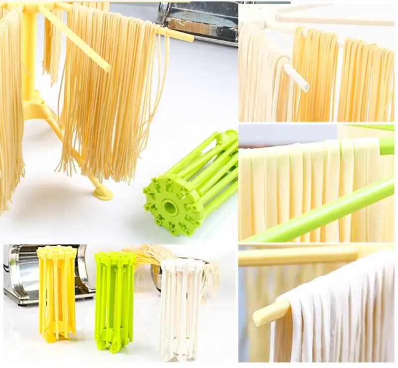 Dried Noodle Rack Foldable Pasta Drying Rack Spaghetti Dryer Stand Noodles Drying Holder Hanging Rack Pasta Cooking Tools