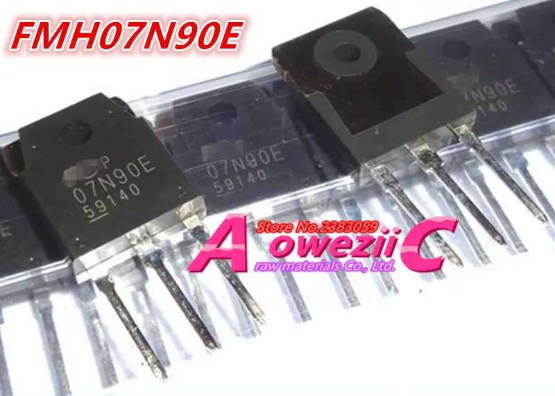 Aoweziic 100% original importado novo fmh07n90e 07n90e fmh07n90g 07n90g para-247 mos tubo de efeito de campo 7a 900v