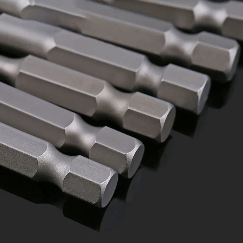 Hexagonal Socket Electric Screwdriver Bits Hex Socket Bits Group Alloy Steel Magnetic Bits Group H1.5-H2-H2.5-H3-H4-H5-H6-H8